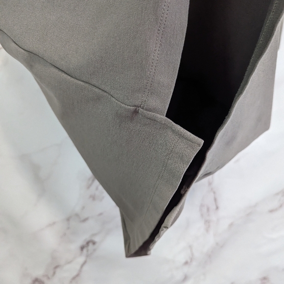 Komorov Dress Womens XS Tunic Brown Half Short Sleeve Mini Mock Zip Neck Pocket - Picture 11 of 13